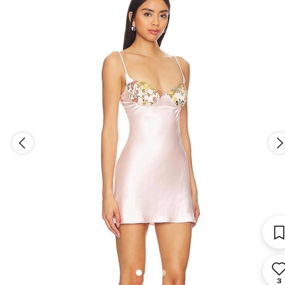 More To Come Rooth Pink Mini Dress Sz L